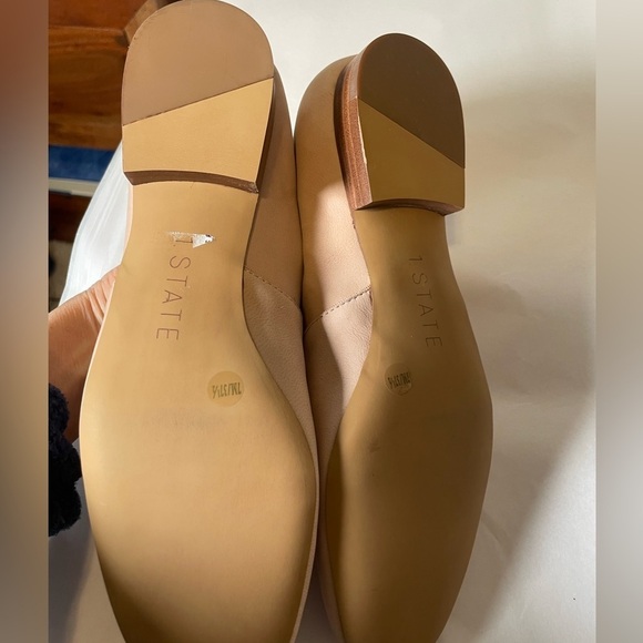 1.State Women's Sz 7 Soft nubuck Leather Slip On Willasa Loafers PINK Comfort - Picture 8 of 12